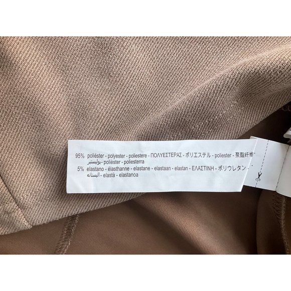 New w/tags Zara Sz.Small Sheath dress pullover Tan short sleeve - Picture 9 of 10